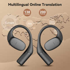 Portable Translator BT Earphones OWS In Ear Headphones Sport Waterproof Smart Noise Cancellatio Wireless Earbuds