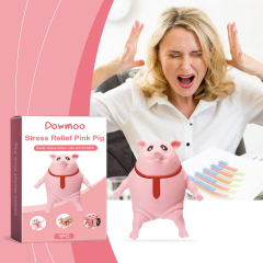 Pink Pig Toy Creative Cartoon Design Happy Experience Add Fun Cute Fun Entertainment Toys