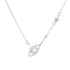Goldkette mit Kristallanhänger
