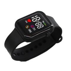Neu 10086 Liebe Stil Quadrat Paar Uhr Sport Stil LED Elektronische Uhr Student Elektronische Uhr