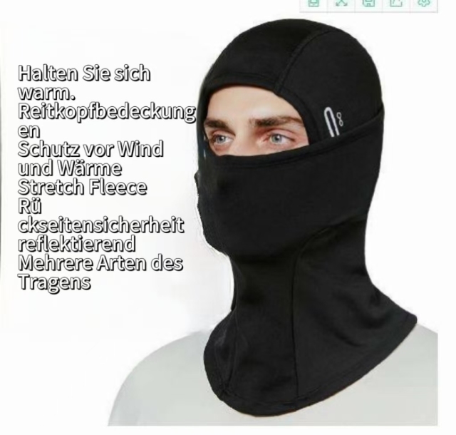 Wärme Fahrradkopfschutz