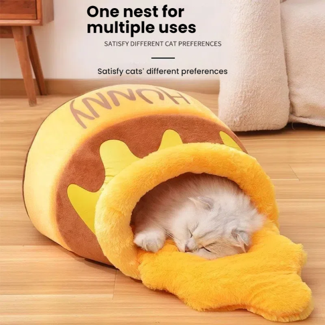Winter Warm Cat House - Yongbo Honey Pot Cat House