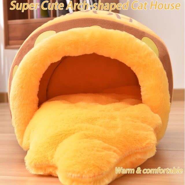 Honey jar cat nest, cute and warm cat nest in winter