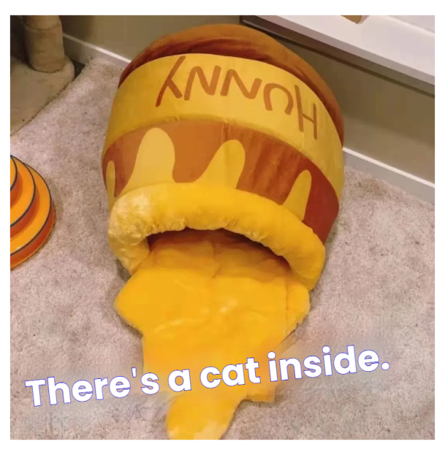 Honey Jar Cat Nest, Winter Warmth Cat Nest, Internet Celebrity, Cute Cartoon, Four Seasons Universal Dog Nest Hair Replacement