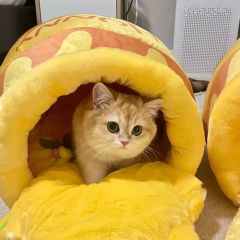 Honey Bucket Shaped Plush Pet Nest