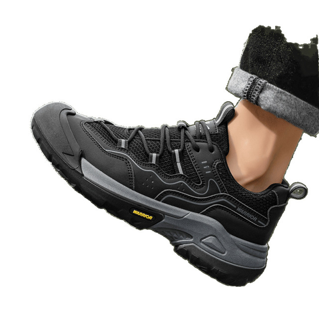 2025 New Summer Outdoor Mountaineering, Work, and Labor-Protection Sports Casual Shoes with Anti-Slip, Wear-Resistant and Breathable Features