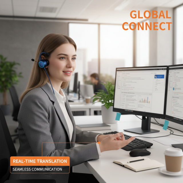 AI Smart Translation Headset
