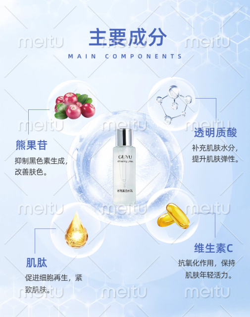 Guyu Whitening Toner & Lotion谷雨美白水乳