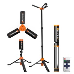 Conpex TW-TRP-01 Multi-Functional Camping Light 2.5m Tripod 9500LM Adjustable LED Work Light with Remote Control