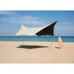 Outdoor Portable Hexagonal Canopy Tent with Thickened Blackout Sun Protection for Camping