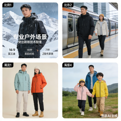 3-in-1 Multi-functional Hardshell Jacket