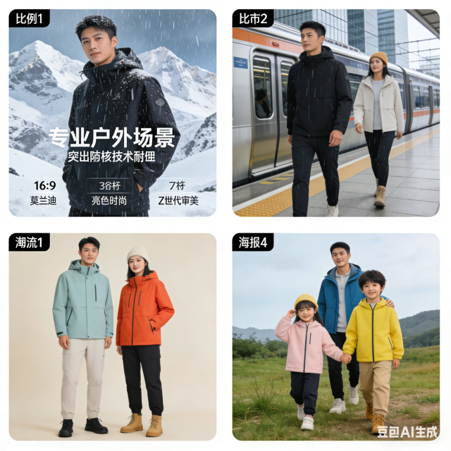 3-in-1 Multi-functional Hardshell Jacket