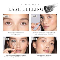Professional Replaceable Silicone Pad Eyelash Curler, Ergonomic Non-Slip Handle Lash Curler for Long Lasting Curls