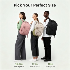 Everyday Laptop Backpack for Women & Men With Giant Tumbler Holder,15.6 Inch Classic Travel Work College Teacher Carry on Backpack Purse,Waterproof Computer laptop Bag Hiking Backpack,Black