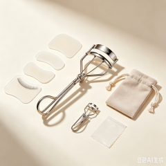 Eyelash Curler with 3 Extra Soft Replaceable Silicone Pads, Anti-Lash-Pull Ergonomic Non-Slip Handle, Long Lasting Natural Lash Curls, Portable Travel Lash Curler for Asian Hooded & Small Eyes