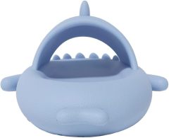 Rosyclo Cute Shark Slides for Women Men, 1.57 Inch Thick EVA Non-Slip Cloud Shower Slippers, Open Toe Soft Slide Sandals for Bathroom Beach Indoor Outdoor