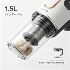 7 in 1 Pet Grooming Vacuum Dog Grooming Kit with Pet Hair Vacuum Deshedding Brush Nail Grinder 1.5L Large Dust Cup for Dog Cat Hair Removal