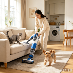 7 in 1 Pet Grooming Vacuum Dog Grooming Kit with Pet Hair Vacuum Deshedding Brush Nail Grinder 1.5L Large Dust Cup for Dog Cat Hair Removal
