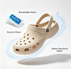 Unisex Clogs with Arch Support, Lightweight Garden Shoes for Women and Men