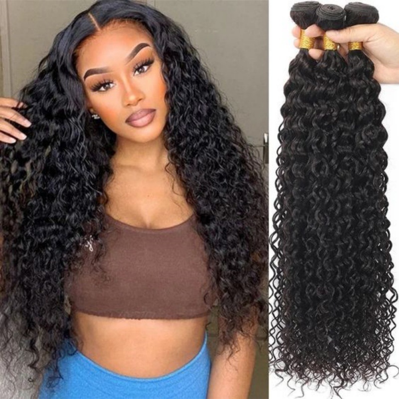 10A kinky curly Brazilian Hair weft  3 Bundles Unprocessed Virgin Human Hair Weave Extension