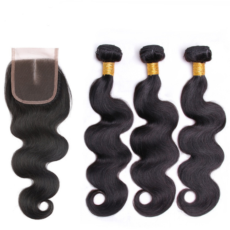Natural Brazilian Kinky Curly Bundles With Closure Human Hair 3 Bundles remy  Hair Bundles With Closure