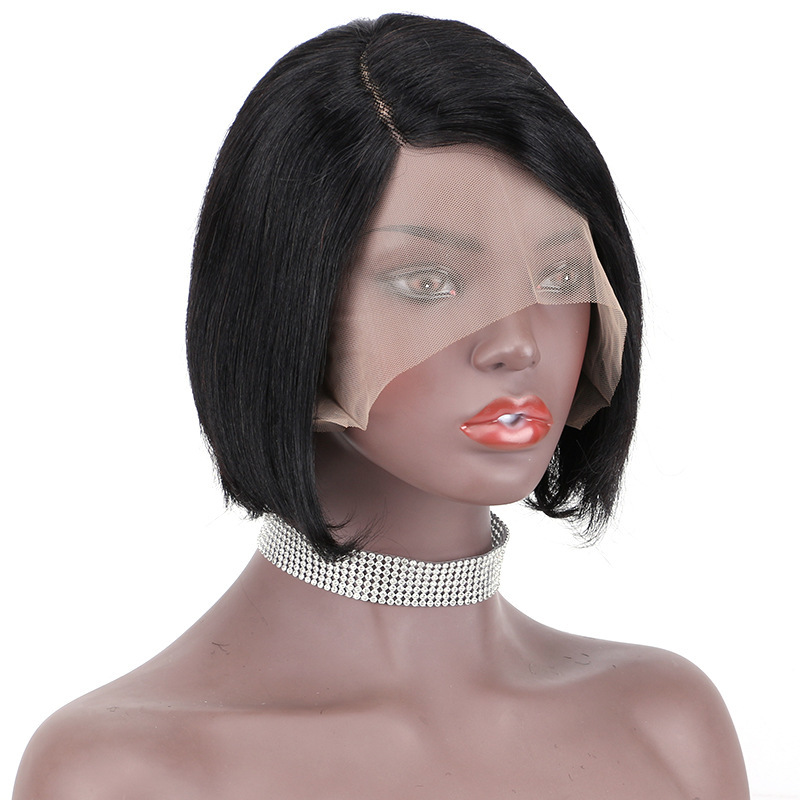 Pixie Cut Wig Frontal Lace Wig 13X4 Human Hair Transparent Lace Wigs For Women Natural 100% Human Hair Wig