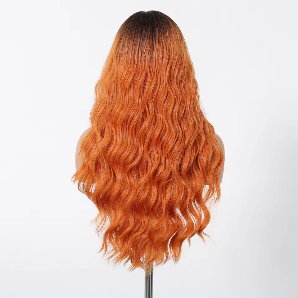 T Part 13*5*1 Lace Front Synthetic Wigs Straight Black Daily Party Middle Wig Hair for Women  Natural Use