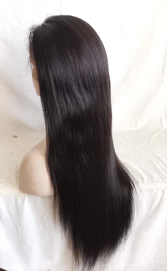 Natural 10-30 inch Long Straight  Real Human Hair Wigs  13x4 Lace Front Human Hair Wigs for Woman