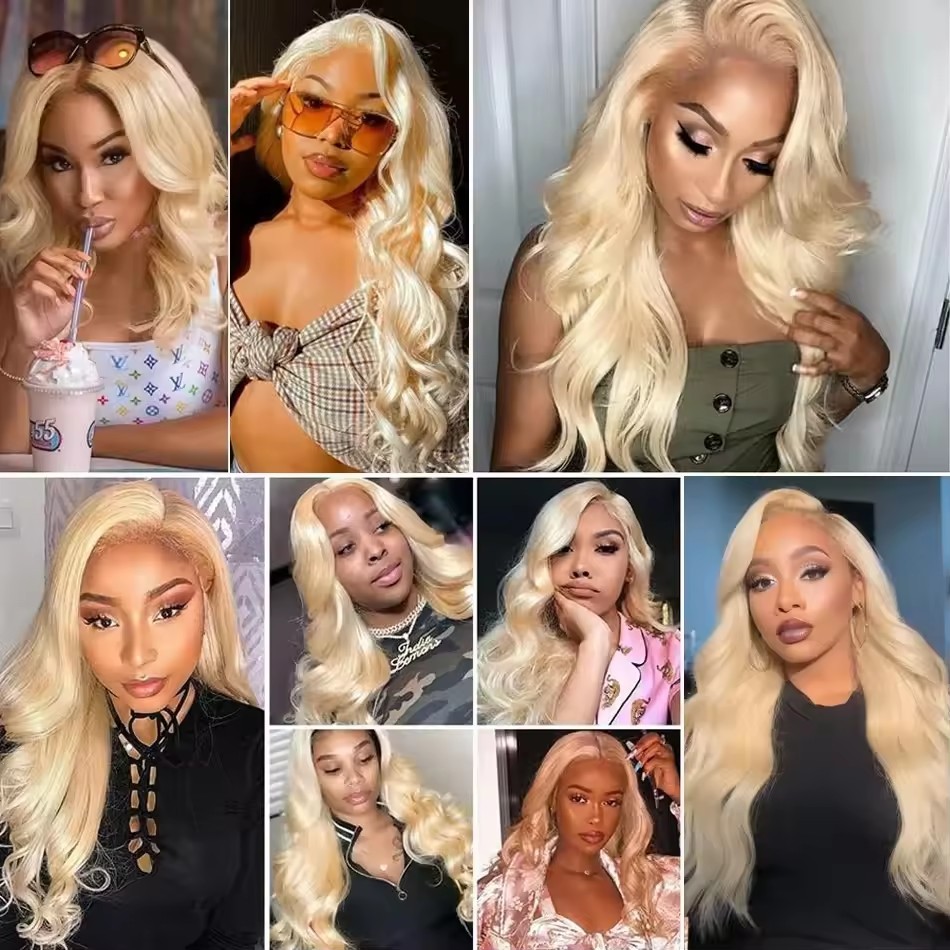 Body Wave Blonde Colored Hair Bundles 613 Blonde Hair Extension Brazilian Hair Weave Bundle Body Wave Human Hair Extension