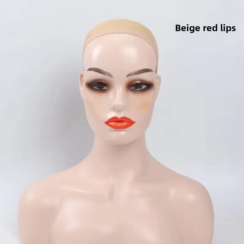 Double Shoulder Half Body Wig Head Model Display Wig Hat Prop Stand Hair Extension And Wig Display Head