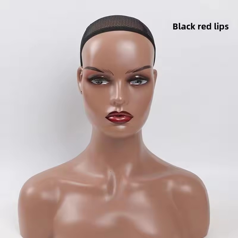 Double Shoulder Half Body Wig Head Model Display Wig Hat Prop Stand Hair Extension And Wig Display Head