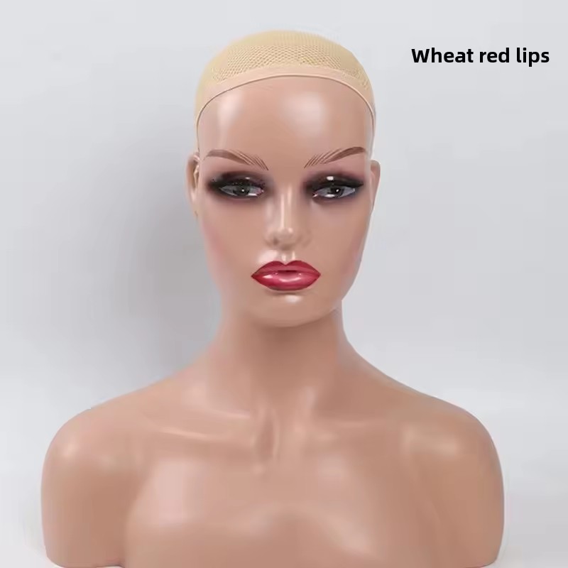 Double Shoulder Half Body Wig Head Model Display Wig Hat Prop Stand Hair Extension And Wig Display Head