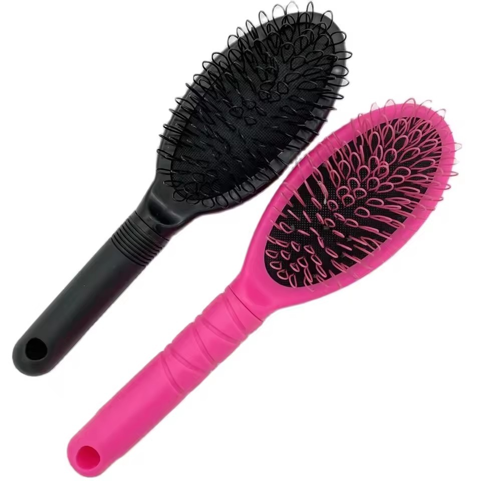Loop Wig Brush Hair Extension Brush Detangling Loop Hair Brush for Natural Human and Synthetic Hair Wig Brush