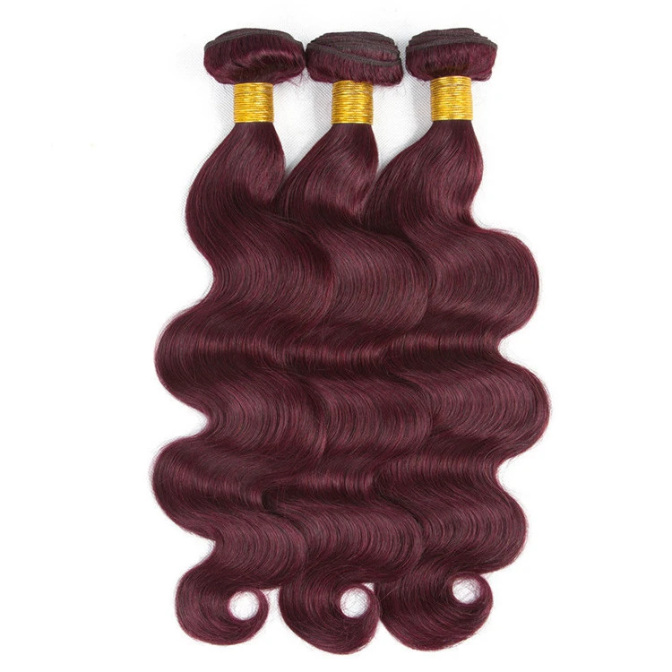 99J Body Wave Human Hair Bundles Texture Close-up