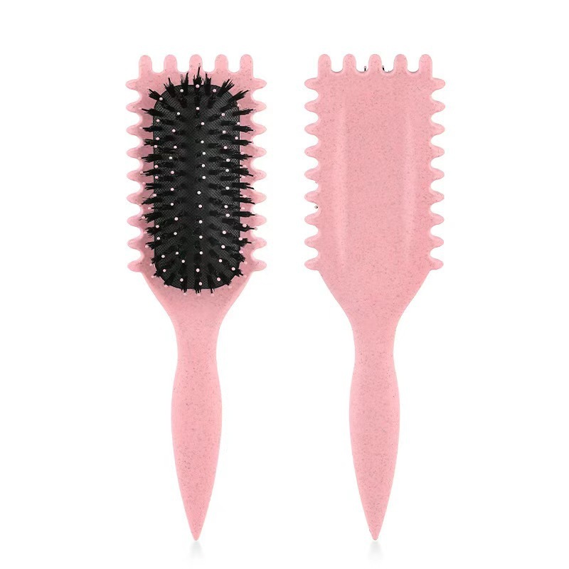Women's Hair Comb Shaped Curly Hair Comb Multi Functional Scalp Massage And Anti-static Fluffy Hair Brush Hairstyle Tools