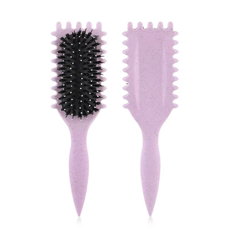 Women's Hair Comb Shaped Curly Hair Comb Multi Functional Scalp Massage And Anti-static Fluffy Hair Brush Hairstyle Tools