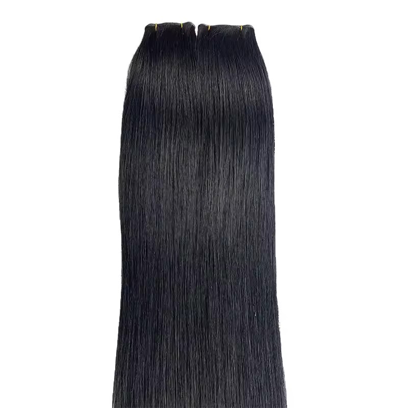 New Trend Genius Weft Hair Extensions 100g Virgin Hair Cuticle Aligned Can Be Cut Hand Tied Weft Genius Weft