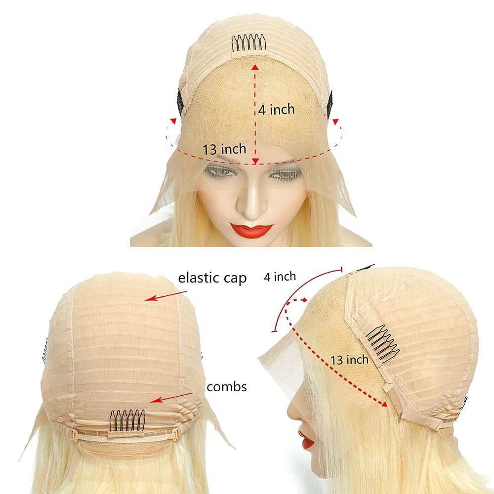 Blonde 613 Lace Front Wig Human Hair 13x4 Blonde Human Hair Wigs  Body Wave Lace Front Wigs