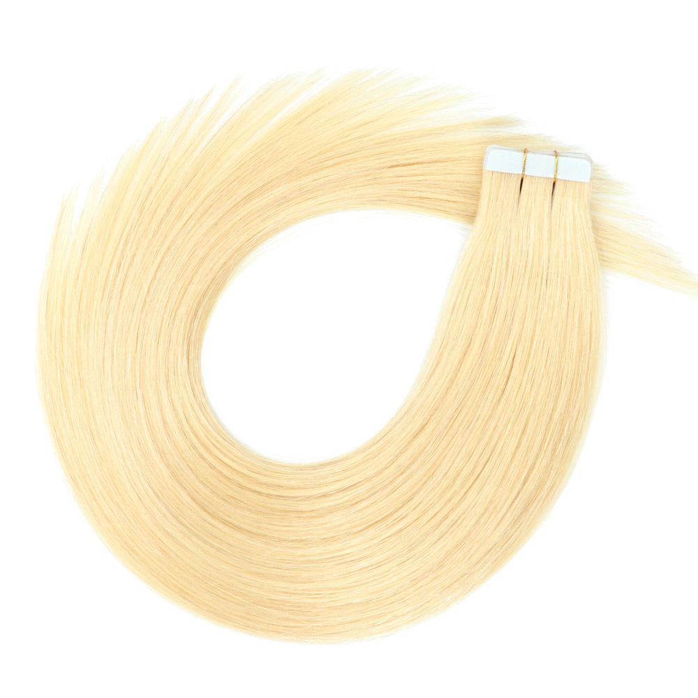 20pcs 50grams Blonde #613 Tape In Remy Hair Extensions Virgin Remy Hair Extensions Seamless  tape hair