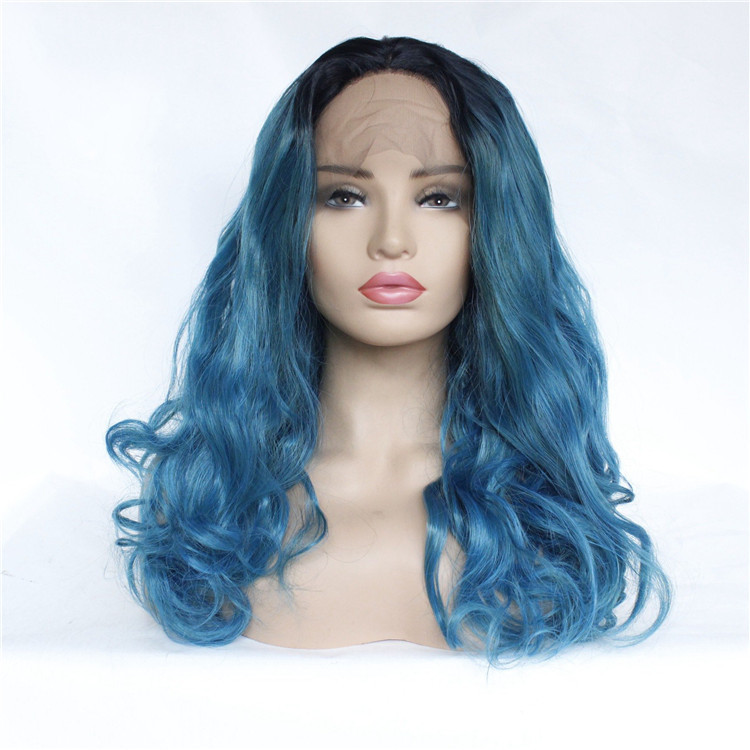 Short  14 inch Wave Bob Synthetic Lace Wigs 13x4 Synthetic Fiber Wigs  Heat Resistant  Lace Front Wigs