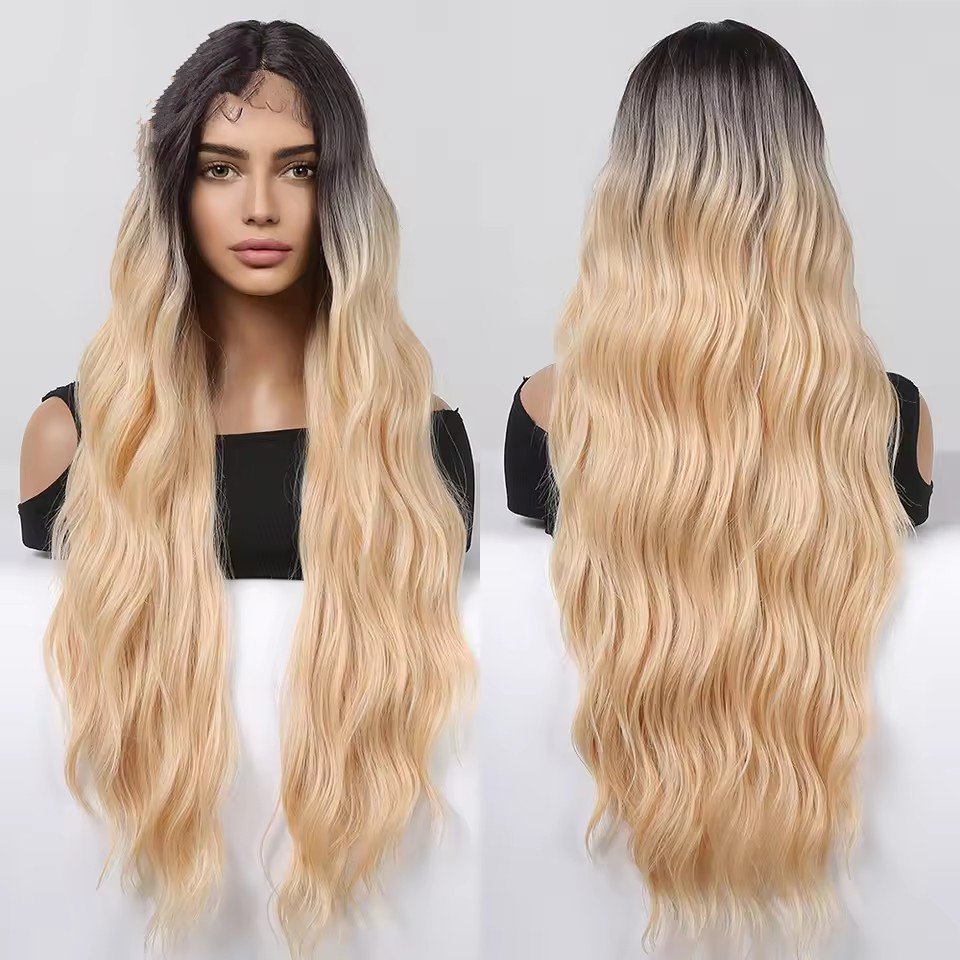 Ginger Orange Colo T Part 13*5*1 Lace Front Synthetic Wigs Daily Party Middle Wig Hair for Women  Natural Use