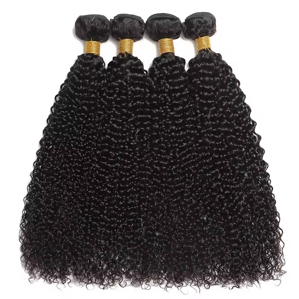 10A Natual  Afro Kinky Curly Human Hair Bundles Afro kinky Bulk Human Hair Weave Bundle Deal Hair Extensions Wholesale