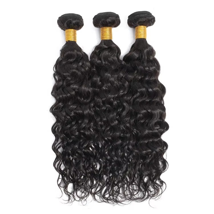 10A water  wave Brazilian Hair weft  3 Bundles Unprocessed Virgin Human Hair Weave Extension
