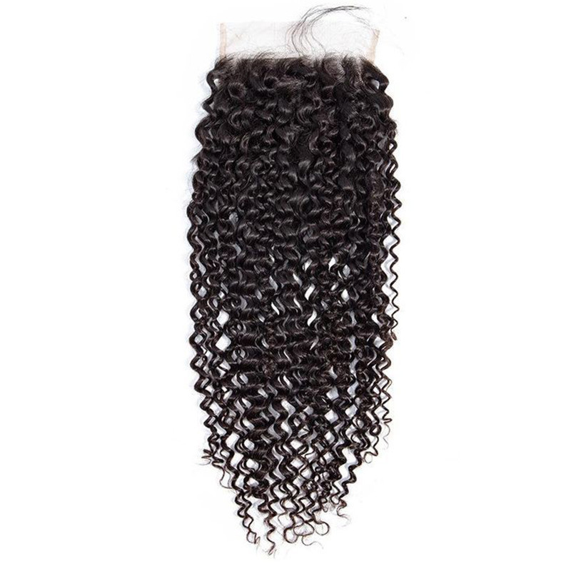 Natural Brazilian Kinky Curly Bundles With Closure Human Hair 3 Bundles remy  Hair Bundles With Closure
