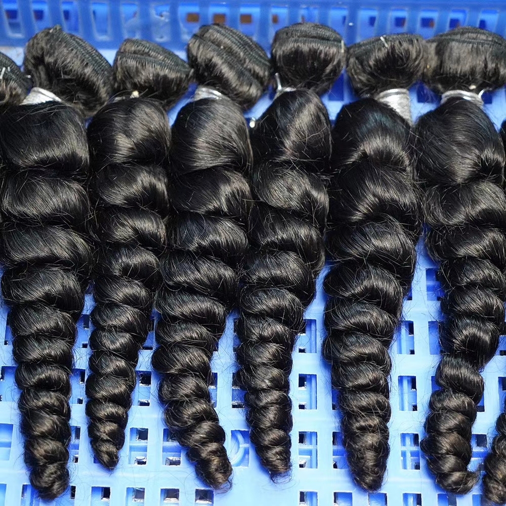 10A Natural Loose Deep  Wave Human Hair Bundles 100% Virgin Raw Human Hair Bundles Deal Hair Extensions Brazilian Hair Weave Bundles