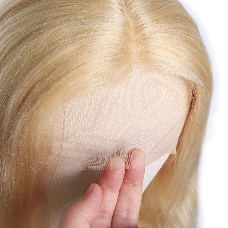 613 Blonde Bob Wig  13x4 Lace Frontal  Wig Straight Brazilian Human Hair Lace Front Wigs For Women