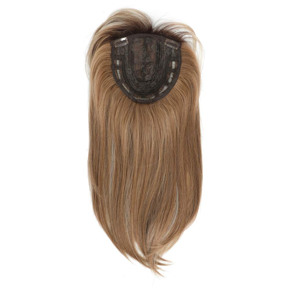 Straight Synthetic Hair Toppers with Bangs Hair Clip Top Hair Extensions Fluffy Toppers  Synthetic Hairpieces for Women with Thinning Hair