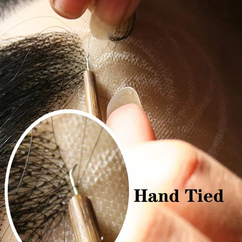 5x8cm Human Hair Women Toppers Natural 2 Clips Silky Straight Human Hair Topper Piece