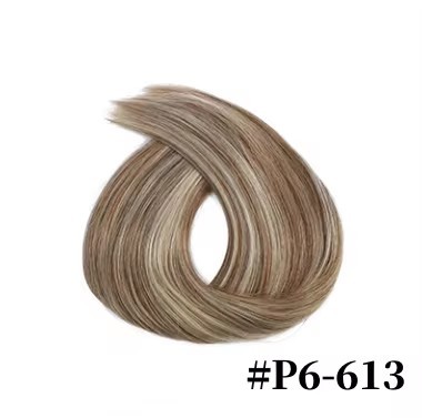 #P6/613 Piano Tape in Hair Extensions  100grams  Remy Human Hair Invisible Skin Wefts Piano Color Hair Extension Tape ins