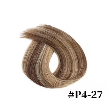 Piano Honey Brown P4/27 Tape In Hair Extensions  Virgin Remy Hair Extensions 100g Per Pack Seamless tape hair extensions 16-30 inch